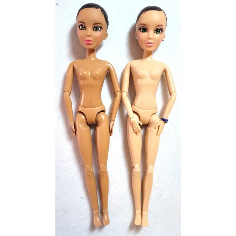 Vtg 2009 Spin Master Liv Dolls Sophie Alexis Lot Bald Nude Wave 1 Articulated